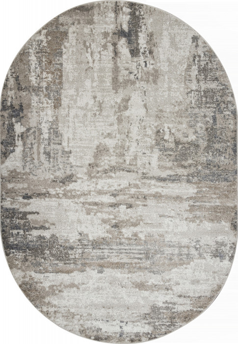 Ковер F156 - BEIGE - Овал - коллекция TORNADO