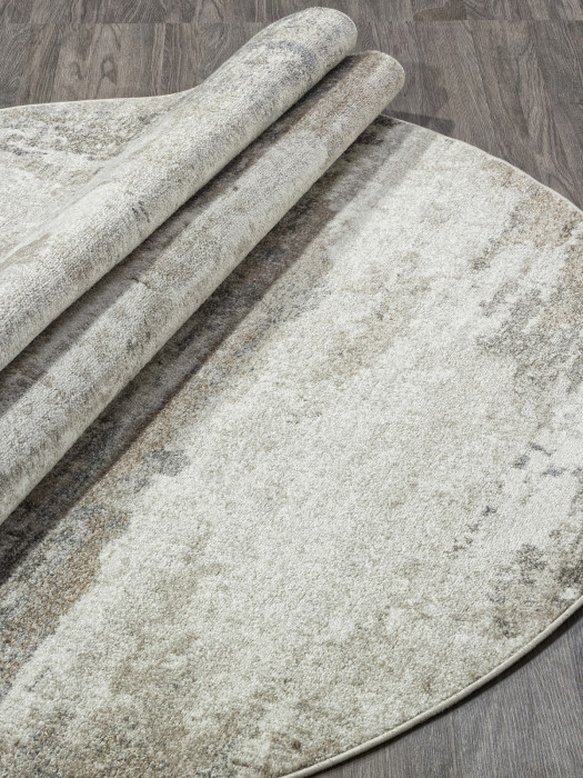 Ковер F156 - BEIGE - Овал - коллекция TORNADO