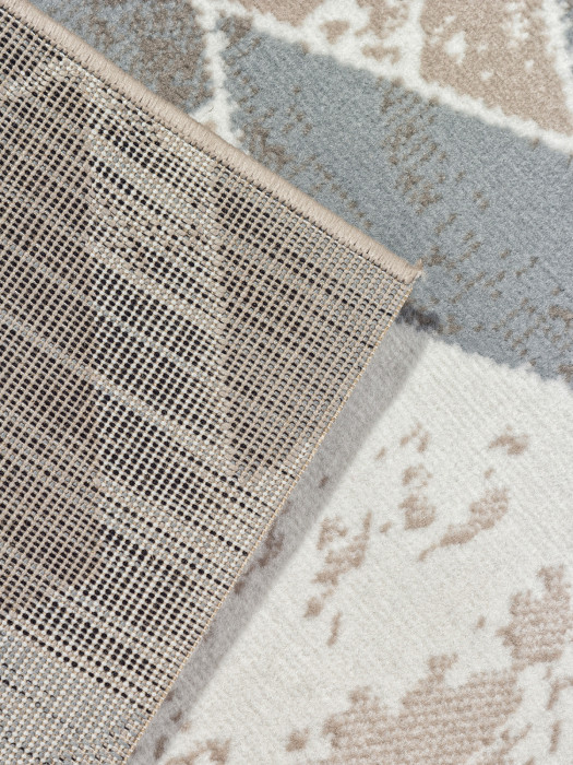 Ковер F354 - BEIGE-BLUE - Дорожка - коллекция SIERRA