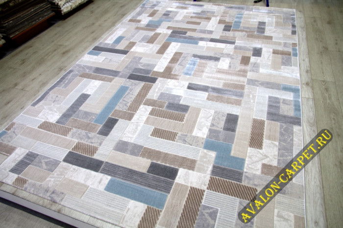 Ковер 36622A stan GREY / BLUE