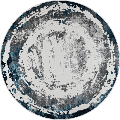 Ковер 36897J daire BLUE FLS / L.GREY