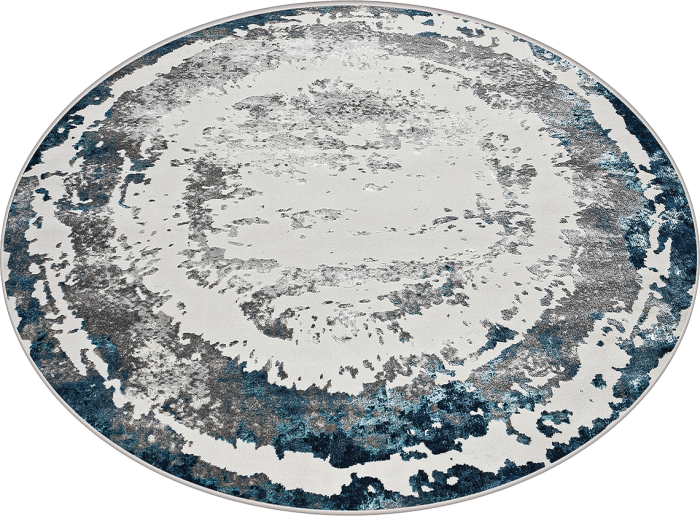 Ковер 36897J daire BLUE FLS / L.GREY