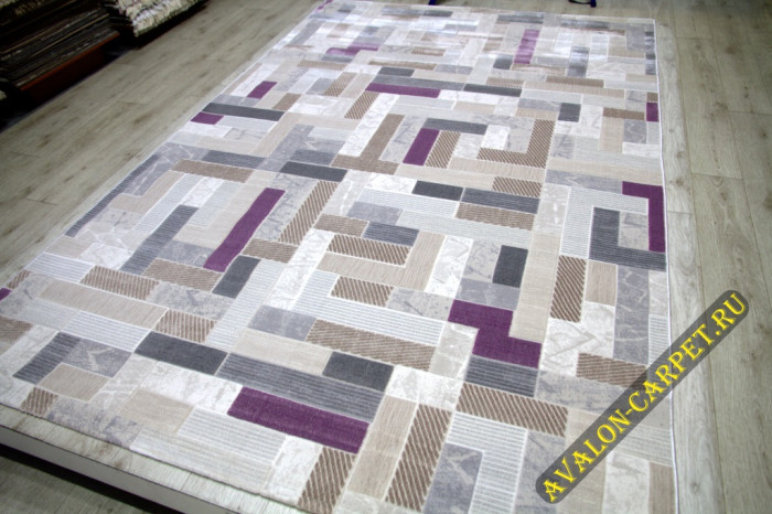 Ковер 36622A stan GREY / LILA