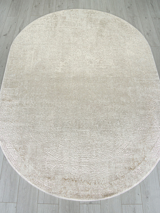 Ковер 02477F - BEIGE / GOLF - Овал - коллекция SAFARI