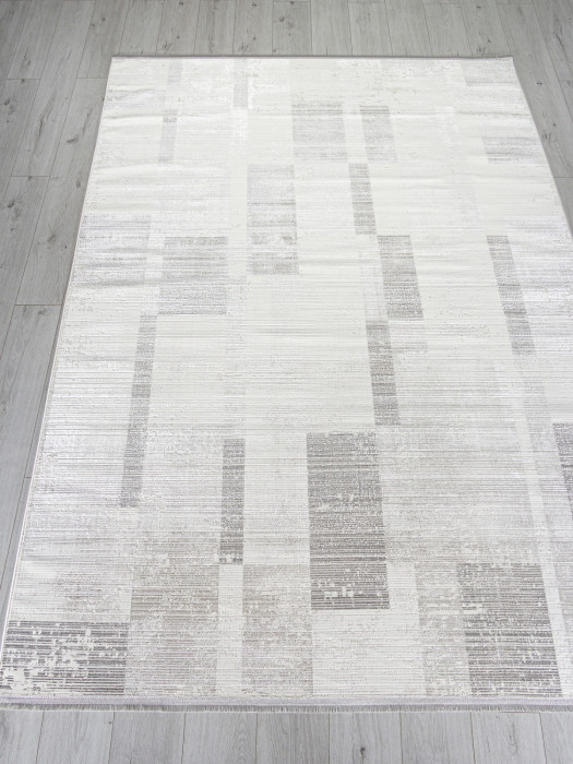 Ковер 32325A - CREAM / L.GREY - Прямоугольник - коллекция SHINE