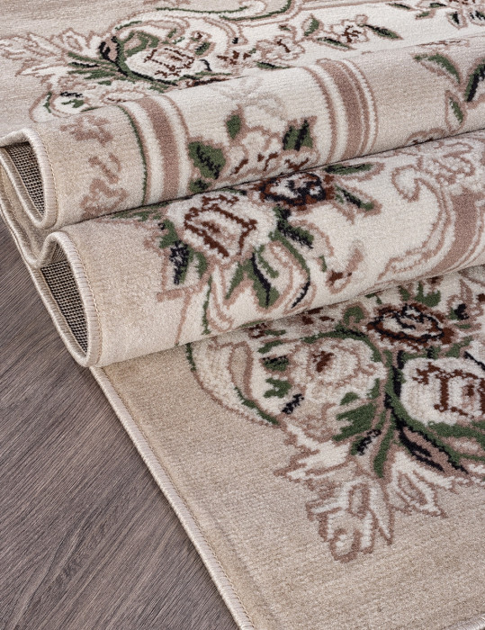 Ковер D017 - BEIGE - Прямоугольник - коллекция GAVANA