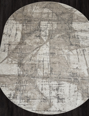 Ковер F160 - BEIGE - Овал - коллекция TORNADO