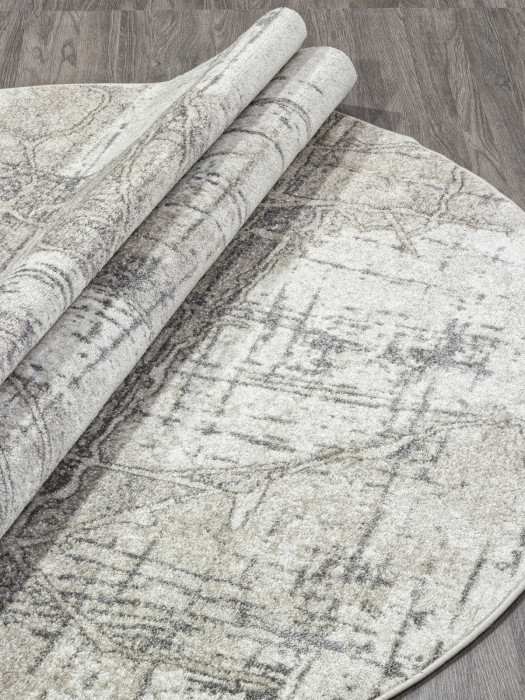 Ковер F160 - BEIGE - Овал - коллекция TORNADO