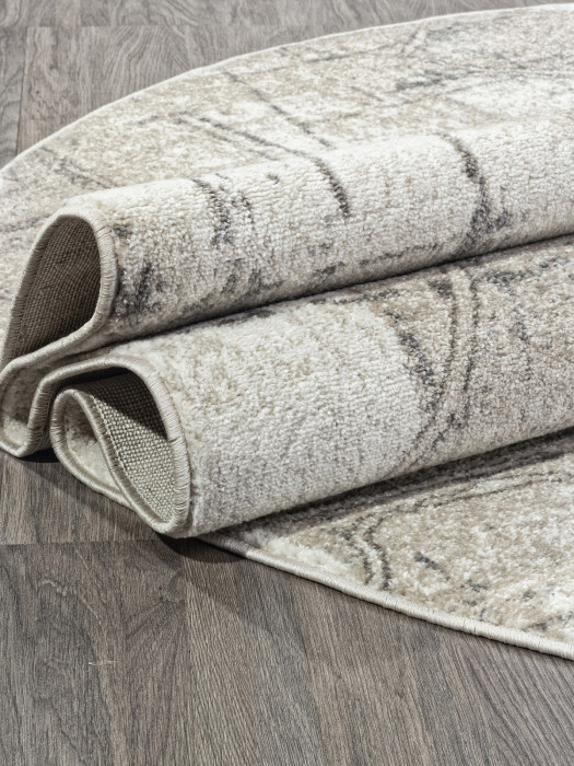 Ковер F160 - BEIGE - Овал - коллекция TORNADO