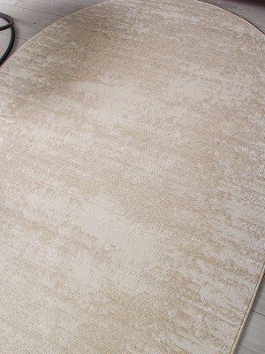 Ковер F270 - BEIGE - Овал - коллекция CUBA
