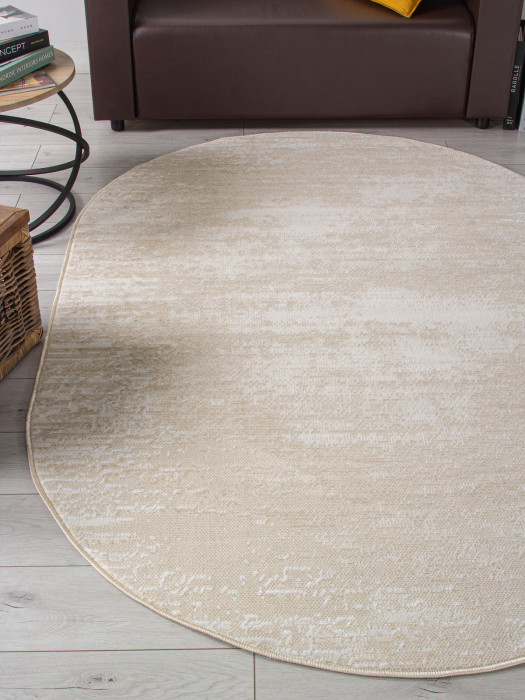 Ковер F270 - BEIGE - Овал - коллекция CUBA