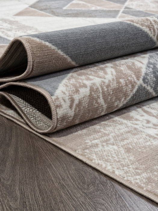 Ковер F354 - BEIGE-BLUE - Прямоугольник - коллекция SIERRA