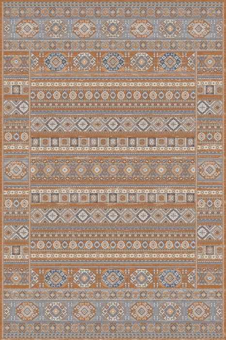 Ковер F602 - ORANGE - Прямоугольник - коллекция ZUMMA