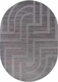 Ковер DIOS ( ДИОС) F439 - LIGHT GRAY ( Овал )