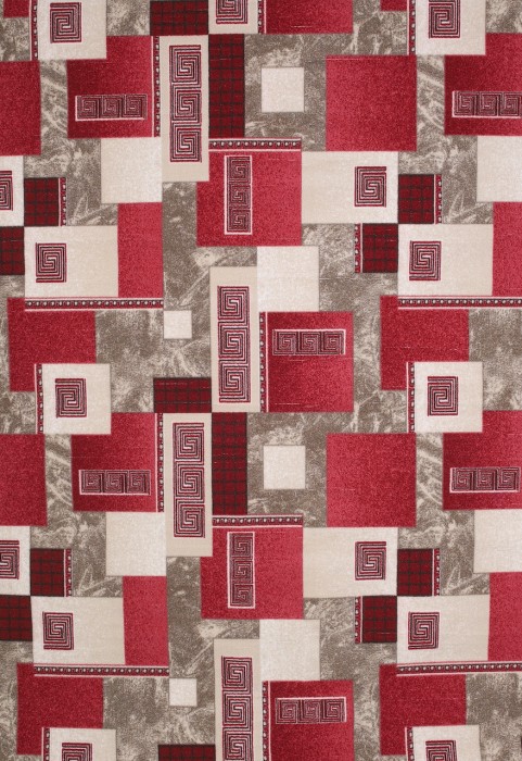 Ковролин палас Огонек Красный