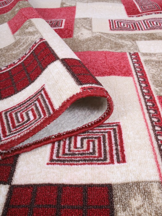 Ковролин палас Огонек Красный