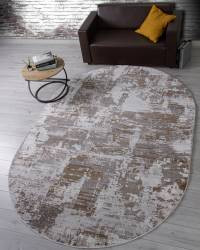 Ковер GRAFF ( ГРАФФ ) F238 - GRAY-BEIGE ( Овал )