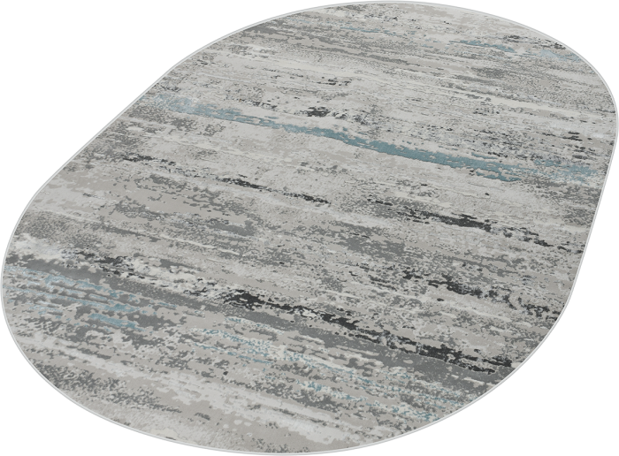 Ковер 36556A oval BLUE / L.GREY