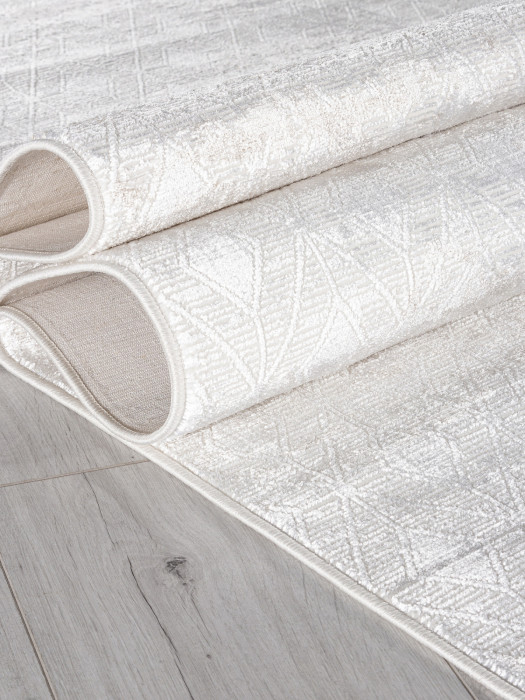 Ковер 32585A - WHITE / CREAM - Прямоугольник - коллекция SHINE