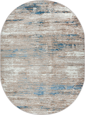 Ковер 36952A oval BLUE / BEIGE