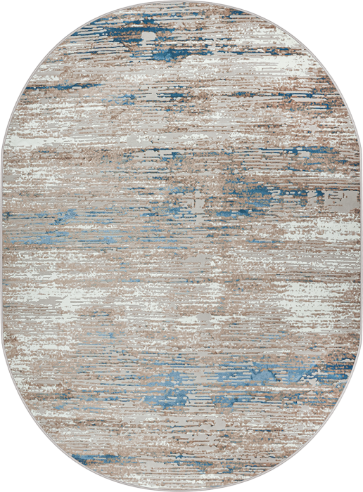 Ковер 36952A oval BLUE / BEIGE