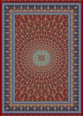 Ковер 40445A stan RED / RED