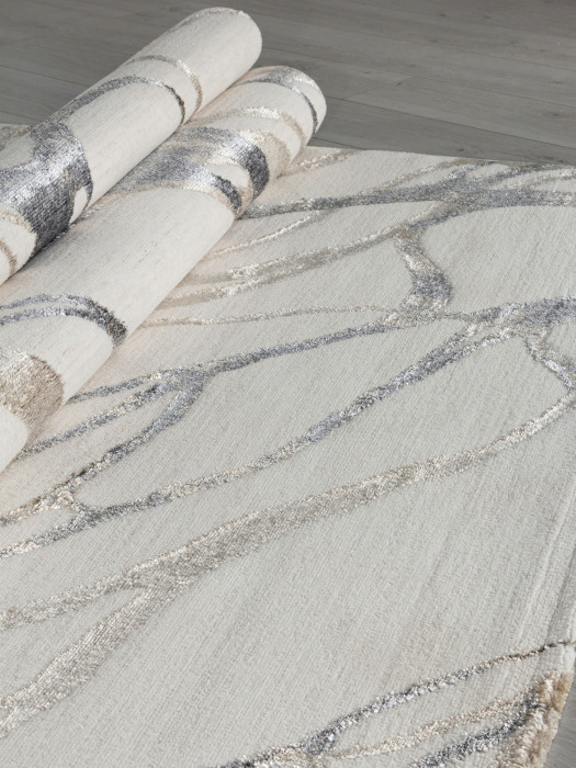 Ковер 02743C - BEIGE / GREY - Прямоугольник - коллекция SAFARI