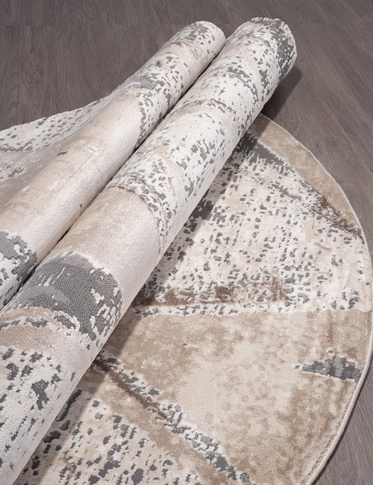 Ковер 04022C - GREY / BROWN - Овал - коллекция ARMINA