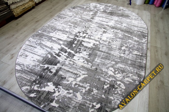 Ковер 36342X oval SILVER / SILVER