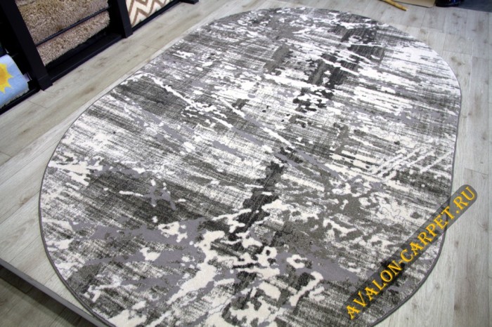 Ковер 36342X oval SILVER / SILVER