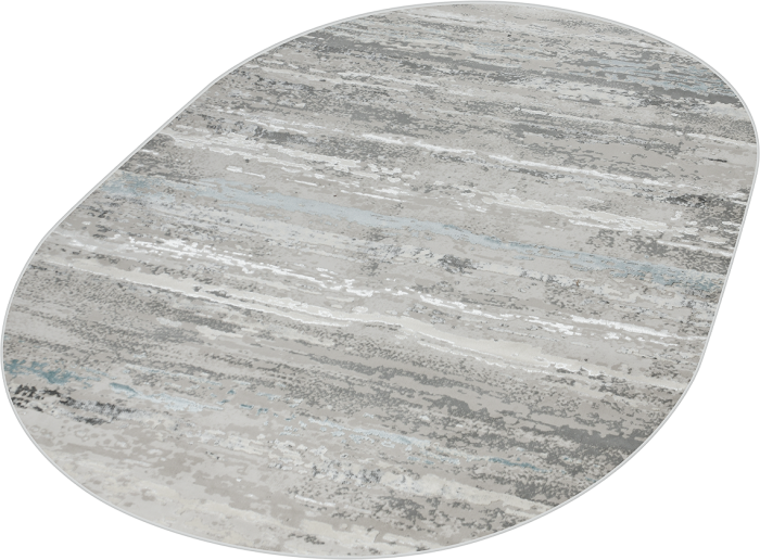 Ковер 36556A oval GREY / BLUE
