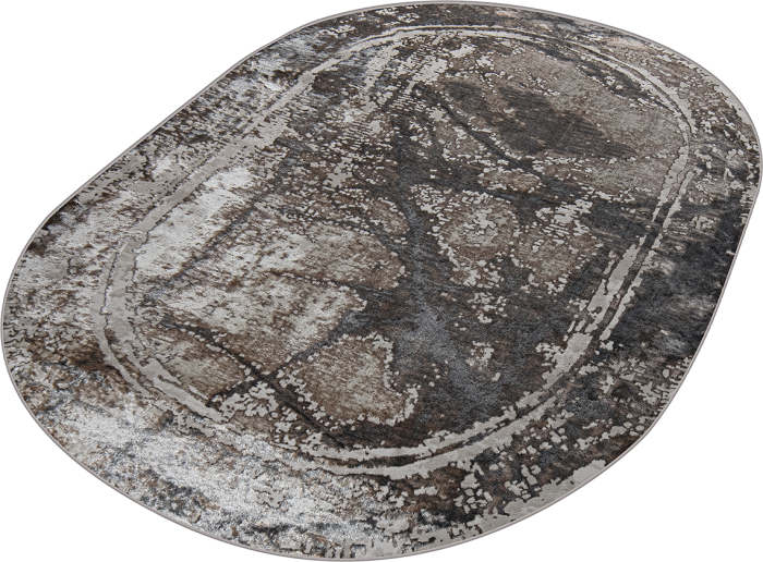 Ковер 38557A oval GREY FLS / BEIGE FLS