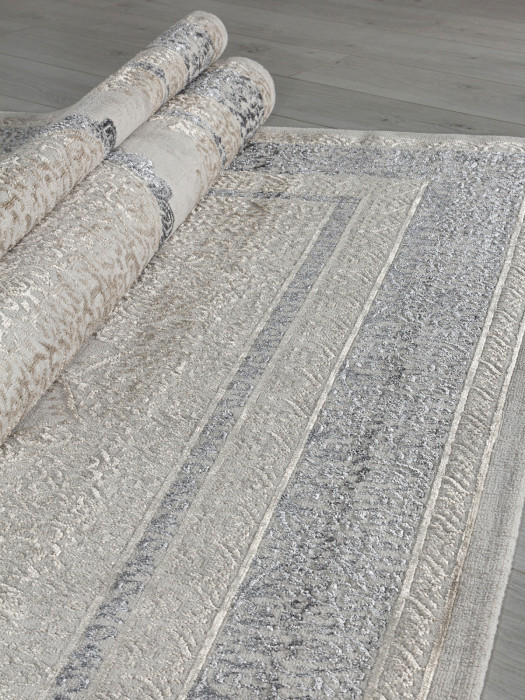 Ковер 02781A - BEIGE / GREY - Прямоугольник - коллекция SAFARI