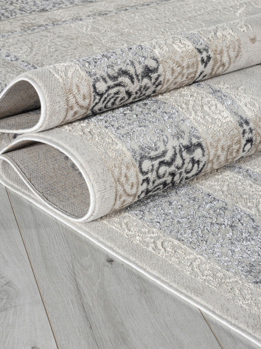 Ковер 02781A - BEIGE / GREY - Прямоугольник - коллекция SAFARI