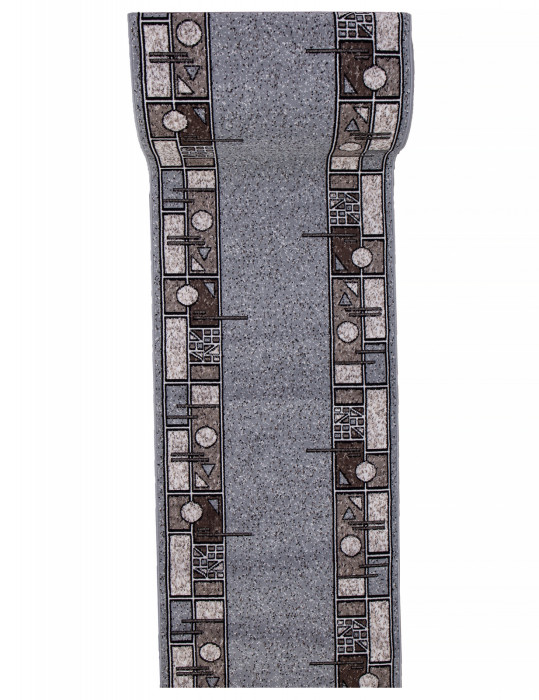 Ковер ALBINA 3 - BLUE-BROWN 2 - Дорожка - коллекция SIERRA