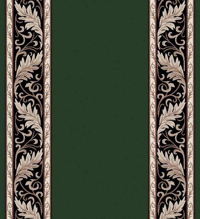 Ковер D040 - GREEN - Дорожка - коллекция COLIZEY