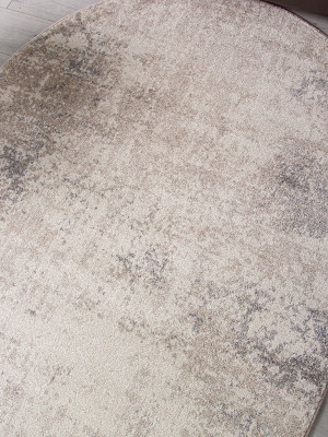 Ковер F161 - BEIGE - Овал - коллекция TORNADO