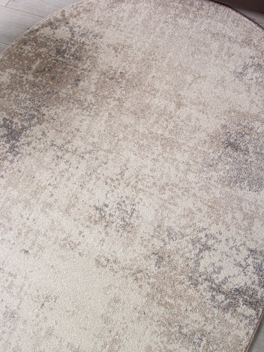 Ковер F161 - BEIGE - Овал - коллекция TORNADO