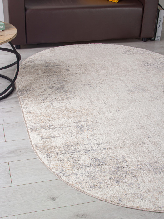 Ковер F161 - BEIGE - Овал - коллекция TORNADO