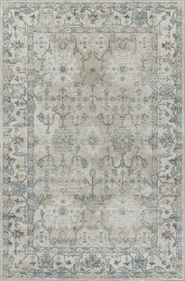 Ковер G021 - BEIGE-BLUE - Прямоугольник - коллекция DONA
