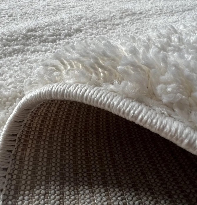 Ковролин Шегги 01 Белый 25мм