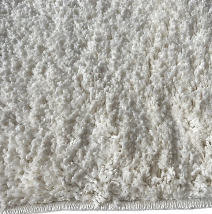 Ковролин Шегги 01 Белый 25мм