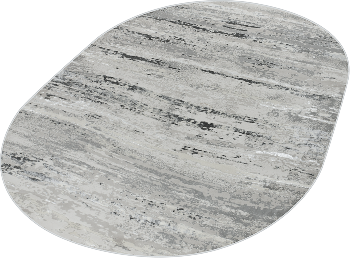Ковер 36556A oval GREY / GREY