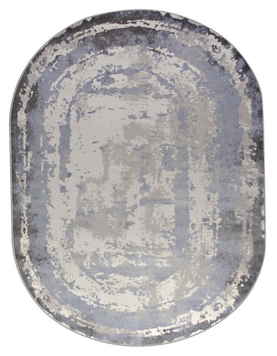 Ковер 36897J oval BLUE / GREY
