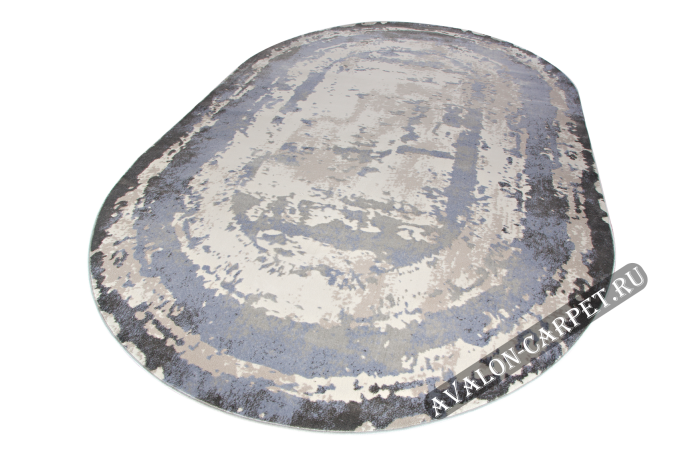 Ковер 36897J oval BLUE / GREY