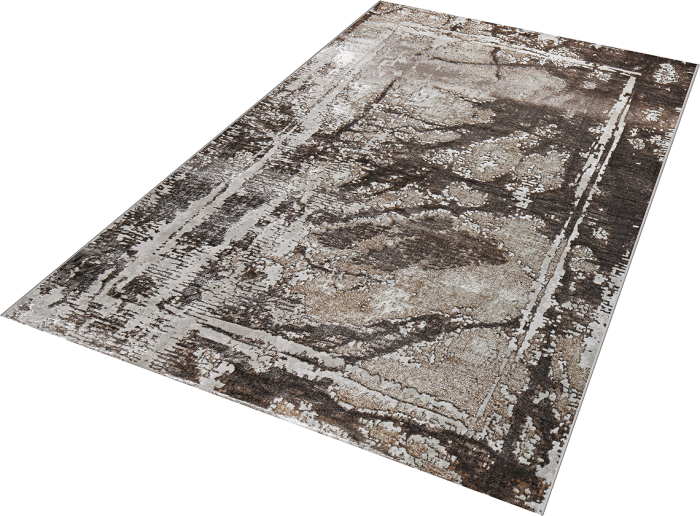 Ковер 38557A stan BROWN FLS / BEIGE FL
