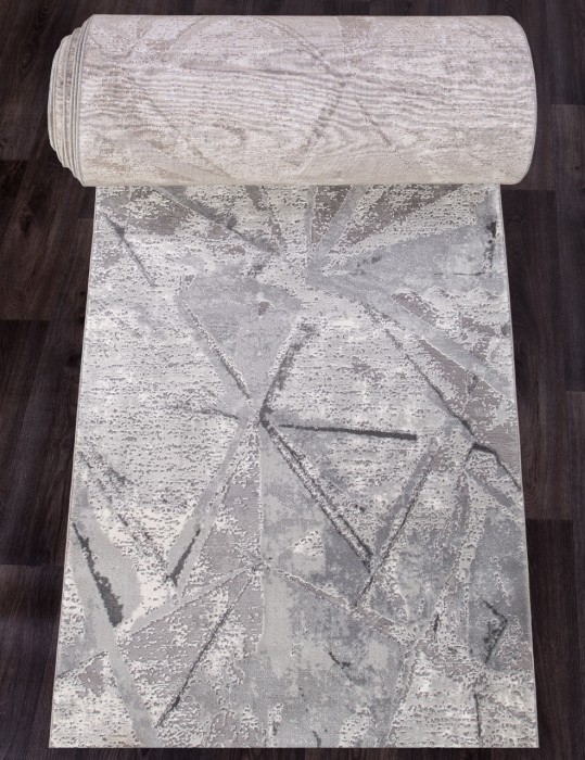 Ковер 04022G - GREY / GREY - Дорожка - коллекция ARMINA