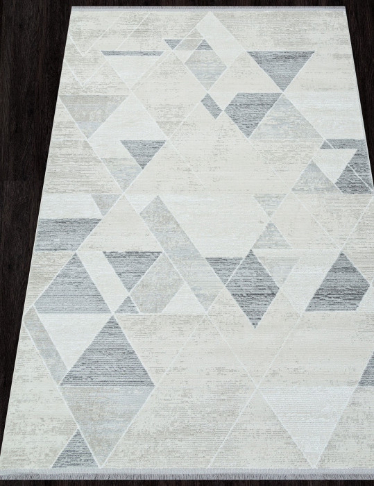 Ковер 26224C - CREAM / GREY - Прямоугольник - коллекция RUBI