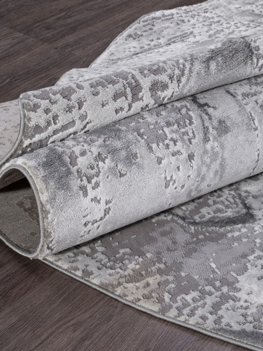 Ковер 04022G - GREY / GREY - Овал - коллекция ARMINA