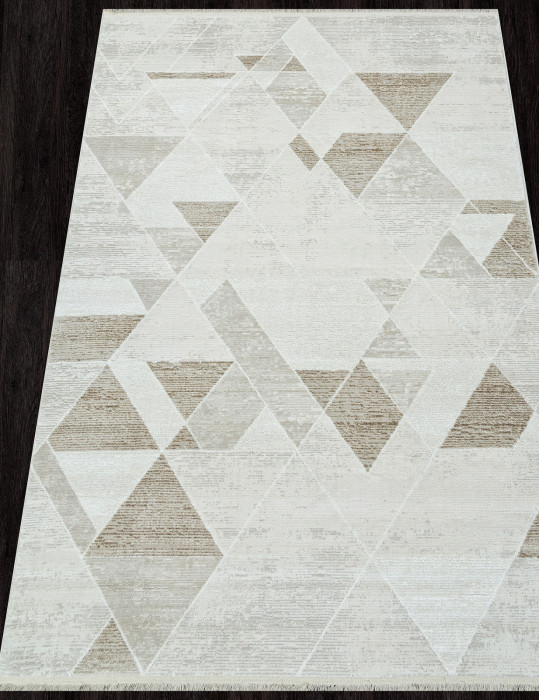 Ковер 26224C - L.BEIGE / CREAM - Прямоугольник - коллекция RUBI